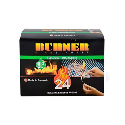 BARBACOAS Y ACC. INICIADOR DE FUEGO BURNER x 24 UN.