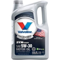 ACEITE VALVOLINE SYNPOWER SAE 5W/30 5 QUARTS